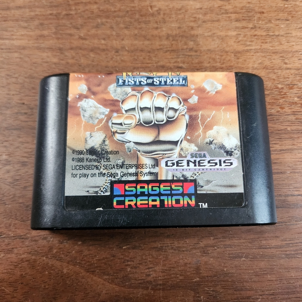 Sega Genesis Fists Of Steel Game